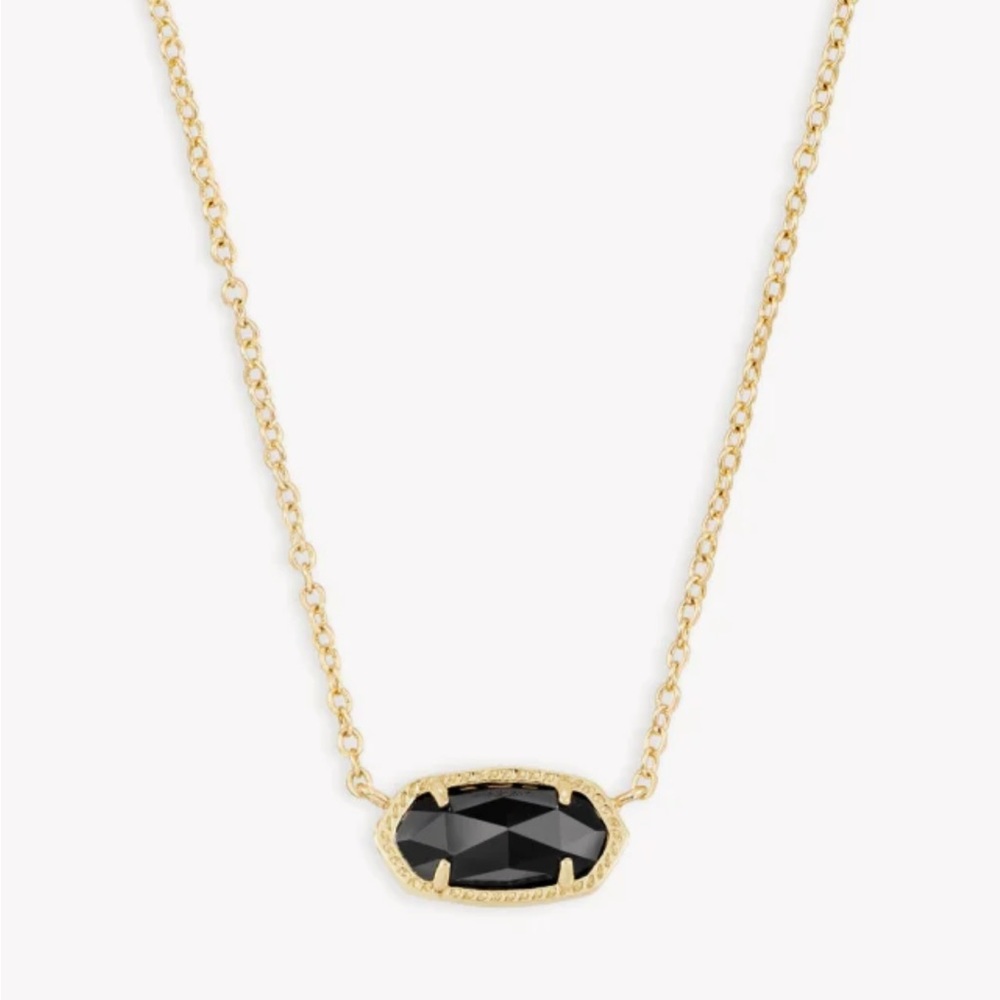 Kendra scott Elisa black necklace